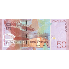 P73a Saint Thomas & Prince (Sao Tomé e Principe) - 50 Dobras Year 2016/2018